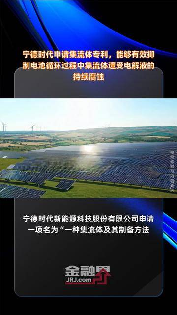 宁德时代公布国际专利申请：“电池模块和具有其的电池及用电装置”