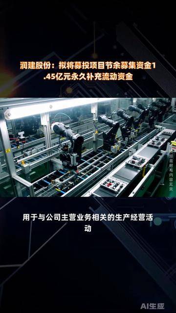 科威尔(688551.SH)：部分募集资金投资项目结项并将节余募集资金永久补充流动资金