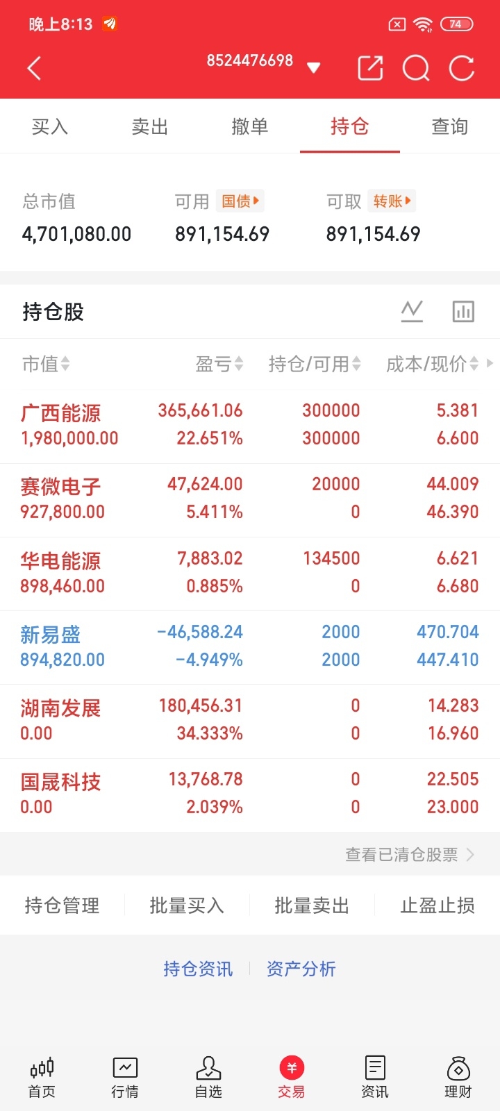 赛微电子(300456.SZ)：一季度净亏损4909.9万元